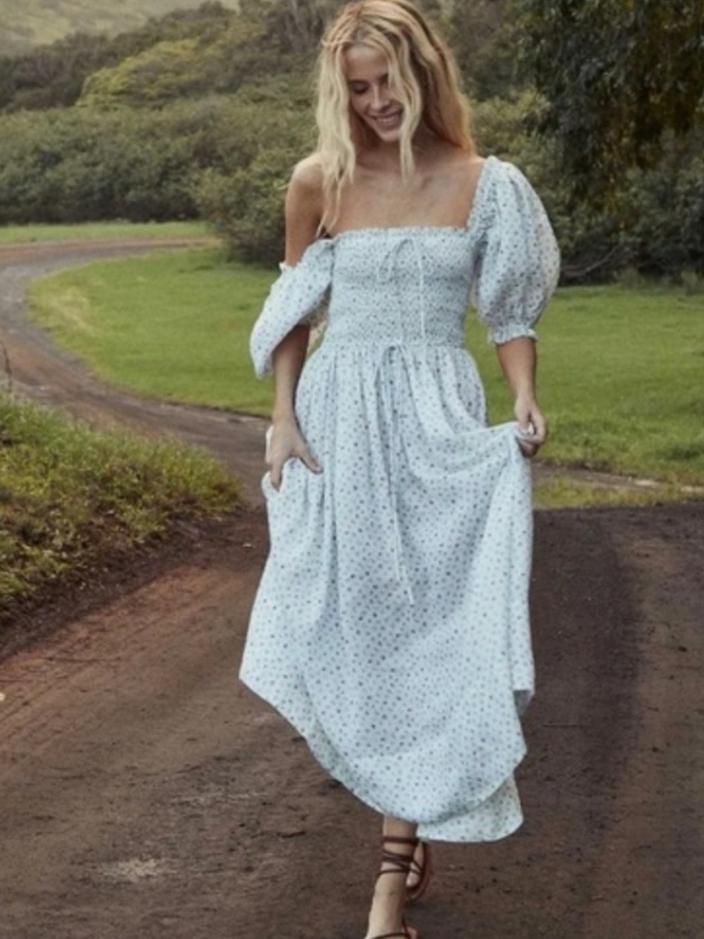 Gorgeous DÔEN Doen SIENA DRESS SPRING PARC MONCEAU Size Medium